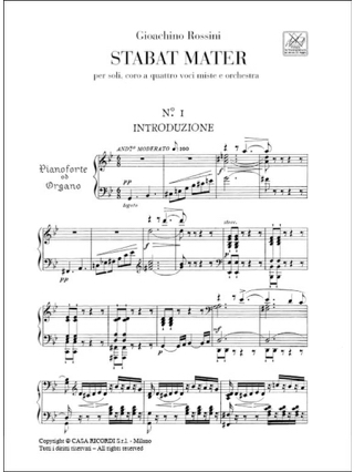 Stabat Mater - Choeur - ROSSINI - Partition - Chœur